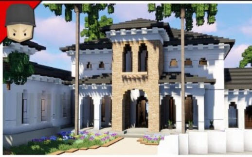 【Keralis】Minecraft房屋设计：地中海房屋