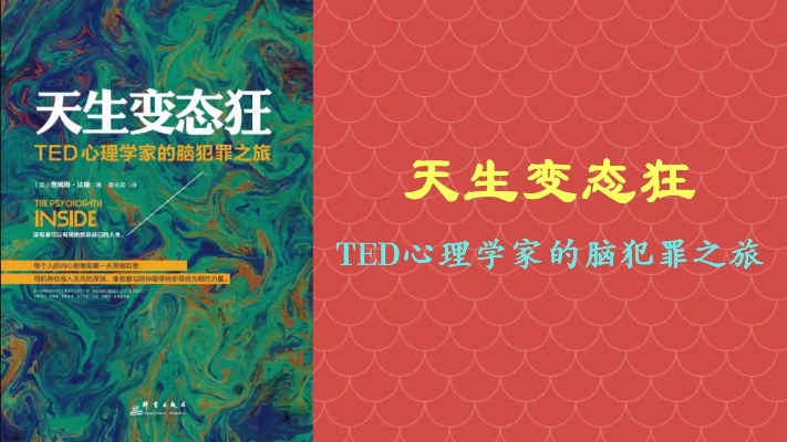 解读书籍《天生变态狂:TED心理学家的脑犯罪之旅》