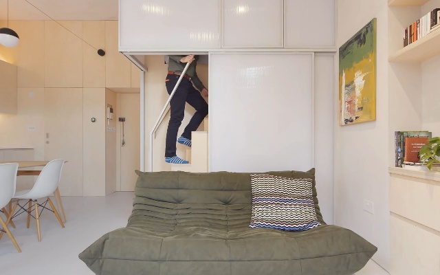 超小公寓也有私密睡眠空间？带你走近29平伦敦小屋焕新历程