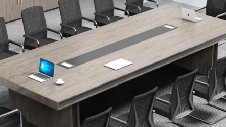 办公家具厂家会议桌长桌简约现代大型板式圆角培训桌长方形长条桌办公桌椅组合
