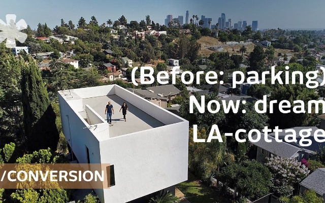 【室内设计】洛杉矶夫妇建造后院小屋，然后从主屋搬入（双语）