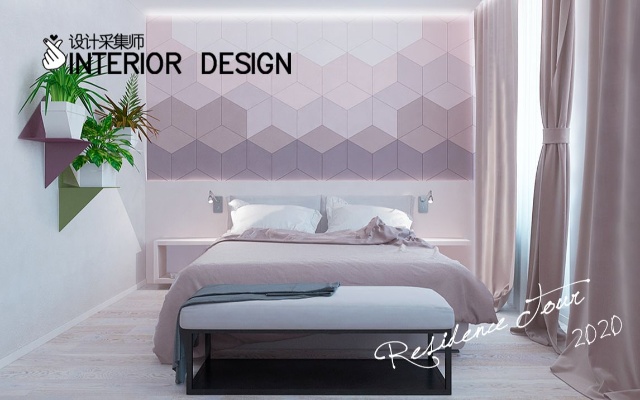 42种床头背景墙创意设计方案参考，让卧室逼格满满！