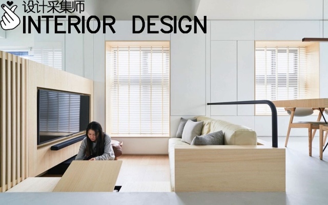 60平方米简约小公寓，2个现代小清新日式风格家装效果参考