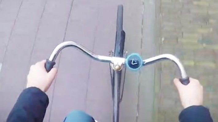 自行车专用的导航型罗盘，可安装在车上，能精准的告诉你方向！西瓜视频