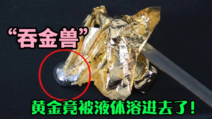 含金量99%的金箔遇到“不知名液体”竟然被吞噬了！这是什么原理