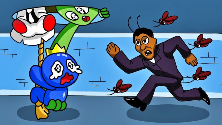 彩虹动画：家里突然闹蟑螂了，蚂蚁叔叔能解决这个问题吗？