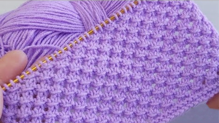 漂亮的紫藤花样编织教程，简单易学，零基础轻松学会