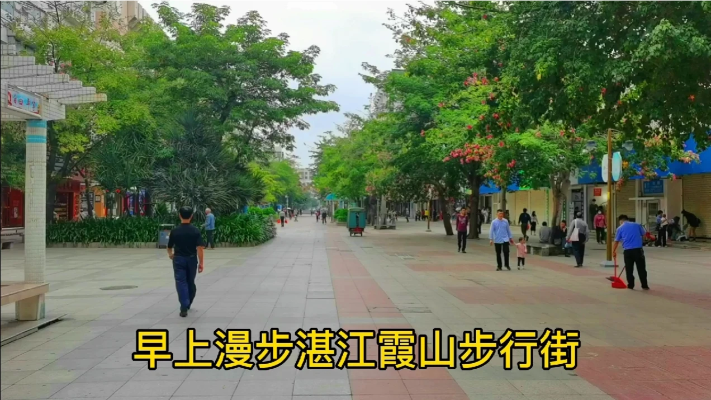 早上漫步湛江霞山步行街，如果选商铺做生意会怎样？卖什么好？
