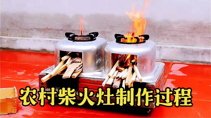 农村柴火灶制作分享！破烂洗手盆改造成柴火灶，煮饭烧菜超级香！