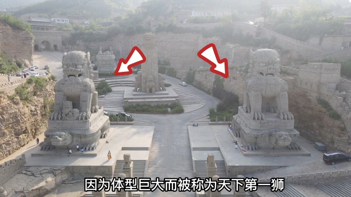 中国最大一对石狮子，高19.5米，狮内部还装有电梯，太霸气了！