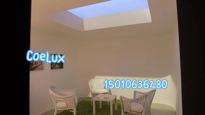 CoeLux He系列超长高清案例介绍#室内设计#地下室采光井天窗