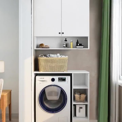 阳台柜防晒洗衣机伴侣柜阳台组合一体储物柜置物架柜定制