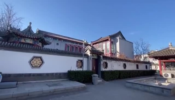 北京北五环纯中式独栋别墅，面积600平米，南花园450平米