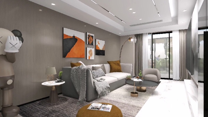 无主灯设计 装出你想要的生活 室内设计效果图方案#客厅装修
