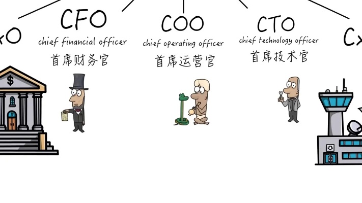 图解公司中董事长、CEO、CFO、COO和CTO等CxO都是干什么的？
