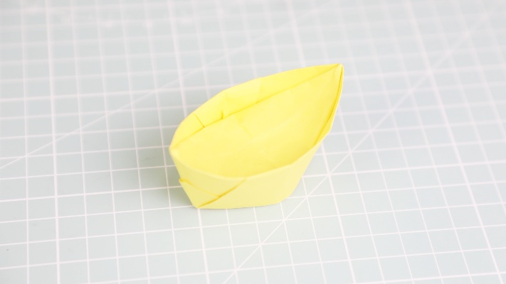 简单又好看的元宝折纸，一张纸就能折出来，手工折纸视频教程