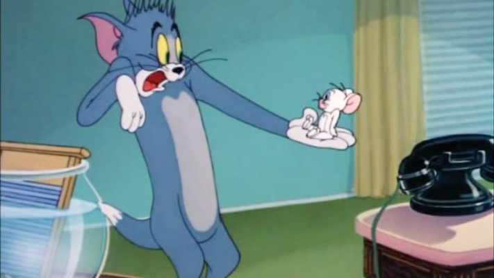 猫和老鼠：变成白色杰瑞的老鼠，汤姆猫为什么不敢抓他呢？