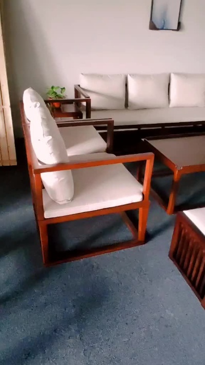 简单款式，小户型客厅家具，新中式沙发