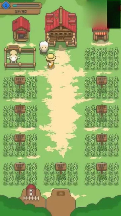 小小像素农场：是一款干净简单的农场经营游戏，游戏画面像素风