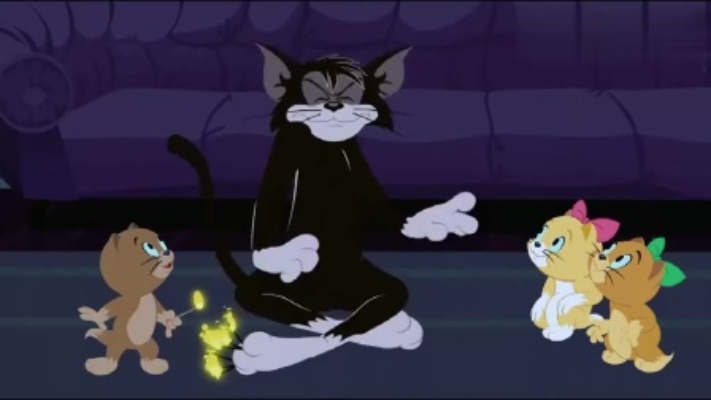 猫和老鼠：黑猫说汤姆坏话，魅力猫让黑猫进屋，结果帮忙照顾小猫