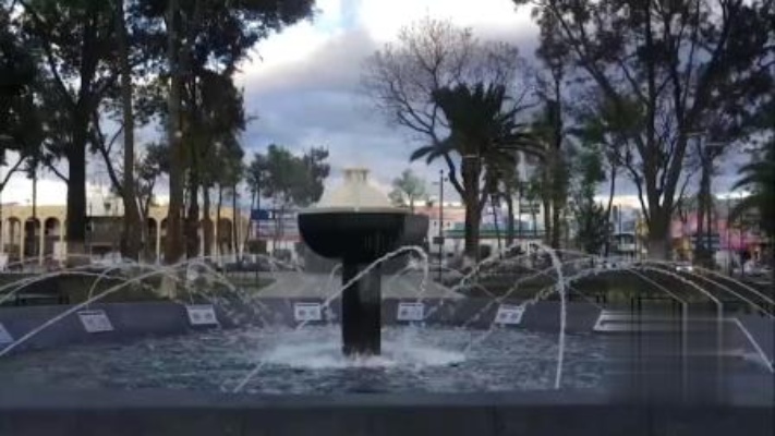 喷泉厂家 喷泉公司用一维数码喷头制作的水池喷泉