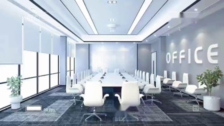 杭州现代风办公室会议室装修设计#工业风办公室会议室装修设计