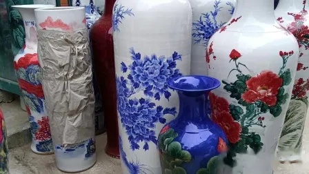 景德镇陶瓷落地花瓶，高1.2米到2米，非常不错，喜欢关注我吧。