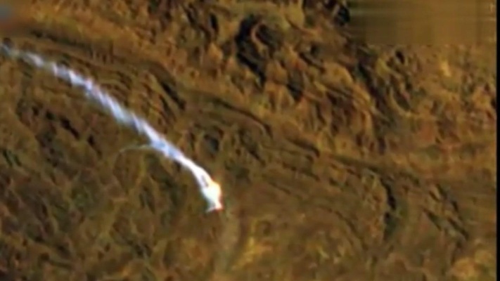 美国卫星意外拍到地面上出现的龙形异状 怀疑是传说中的龙脉！
