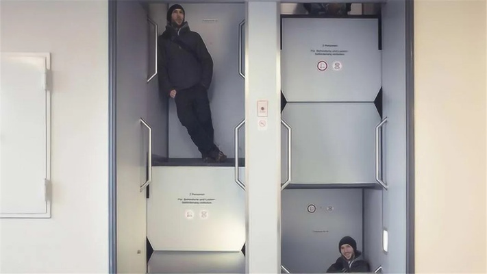 世界上最恐怖的电梯，无电梯门5秒一趟，被称为“死亡陷阱”！